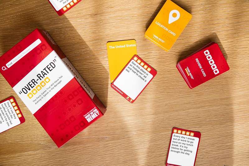 Over-rated Adult Card Party Game