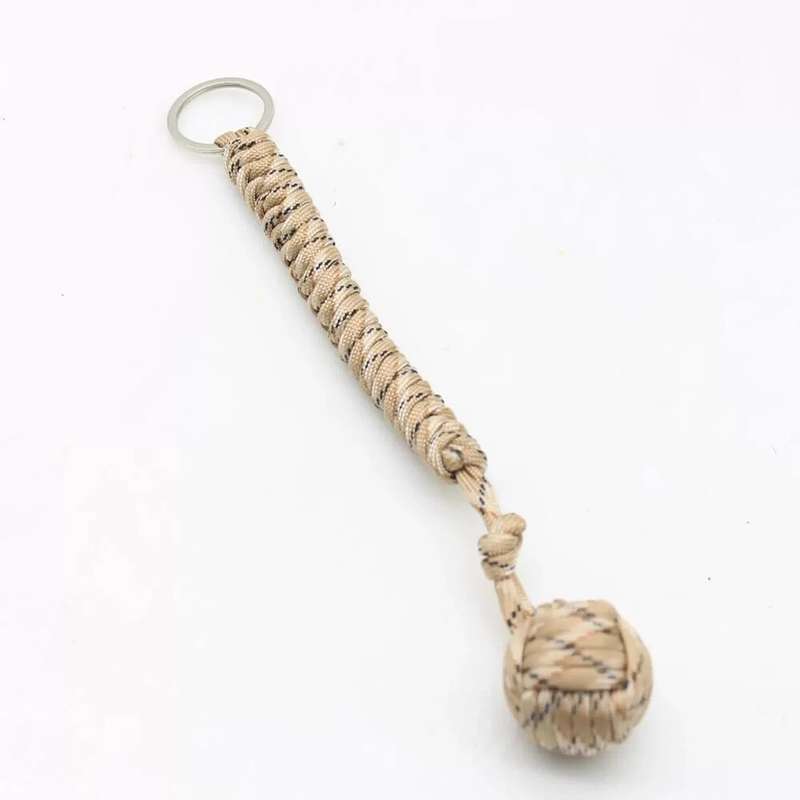 Monkey Fist Ball Bearing Paracord Sling Baton