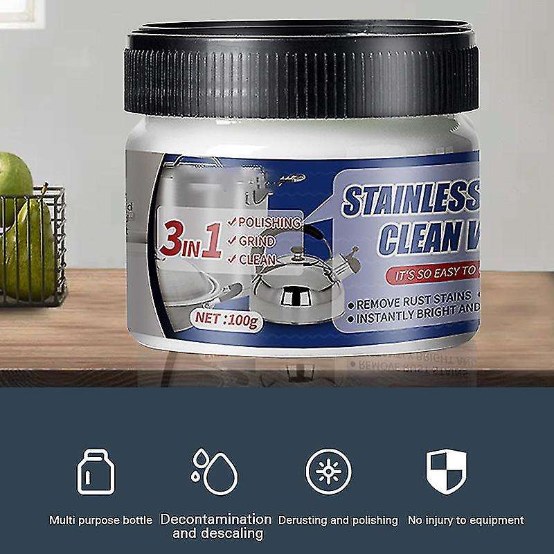 Stainless Steel Cleaning Wax