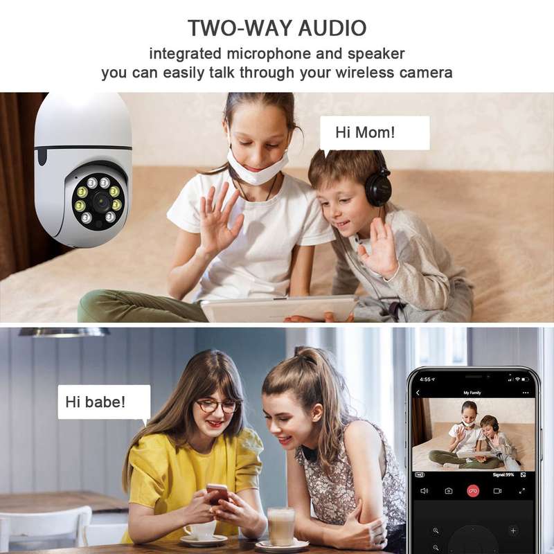 WiFi Panorama bulb Camera
