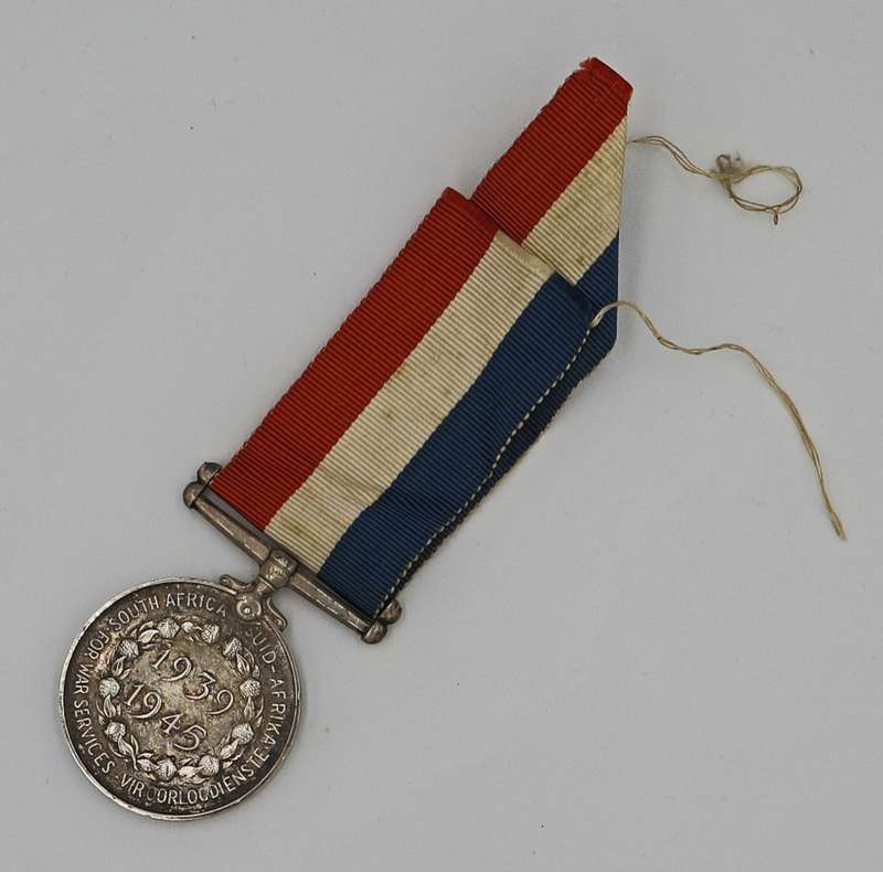 1939-1945 South African War Service Medal in Sterling Silver