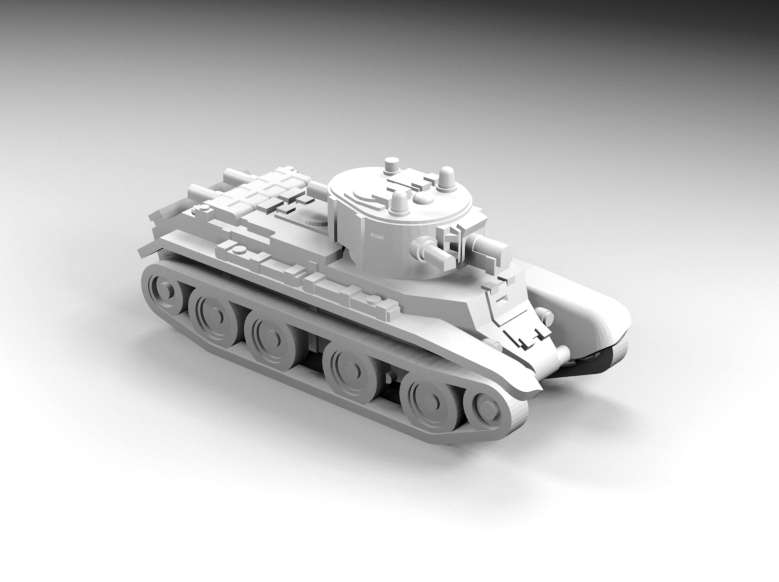 1:160 Scale - BT-7 - 1937 - With BT-7A Turret
