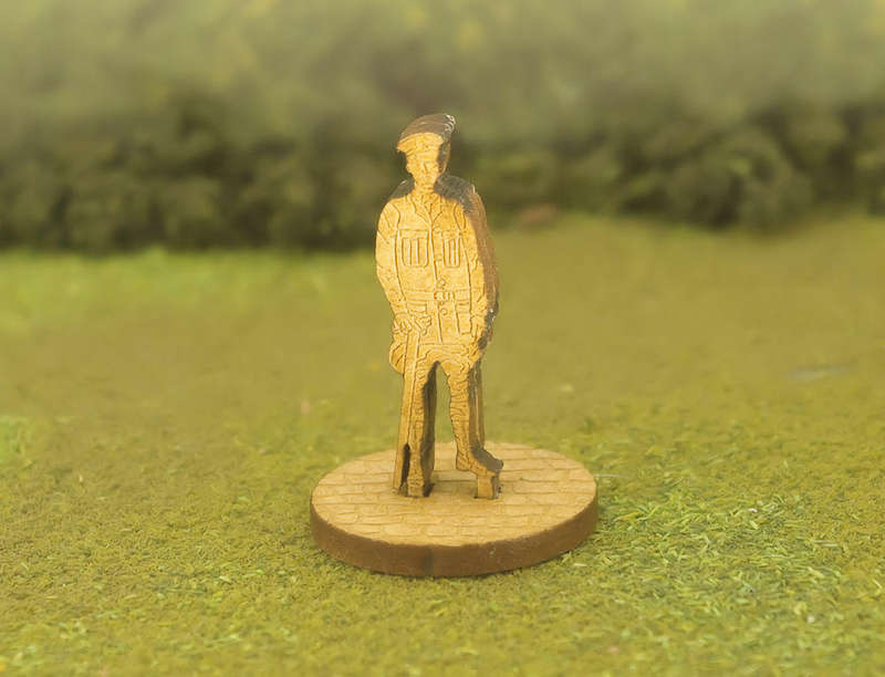 Laser Cut - 1/56 (28mm Scale) - British WW1 Brigadier General