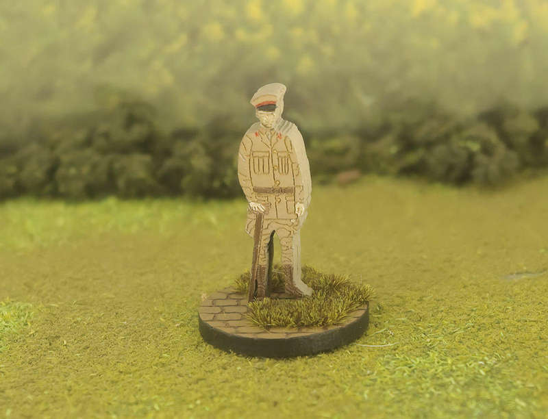 Laser Cut - 1/56 (28mm Scale) - British WW1 Brigadier General