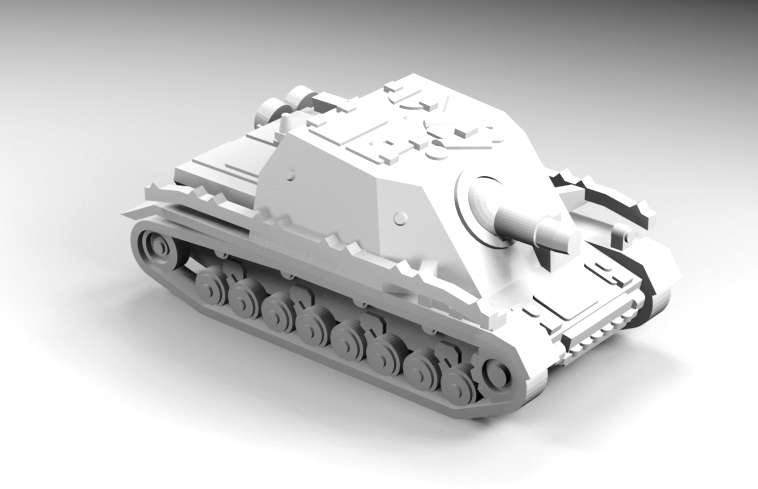 1:200 Scale - Brummbar - Mid - Schurzen - Rails