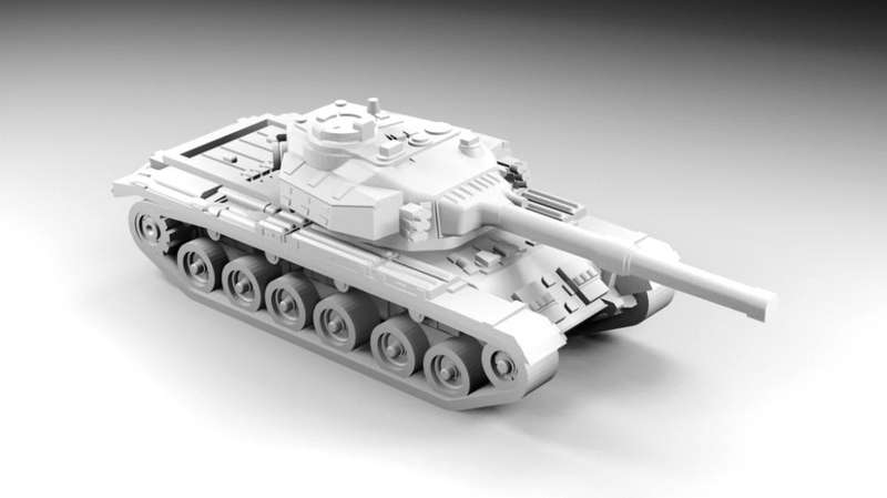 1:200 Scale - Centurion 5 - No Skirts
