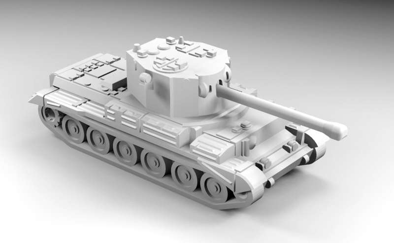 1:144 Scale - Challenger - Late - WW2