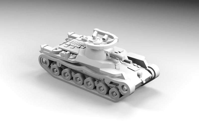 1:200 Scale - Chi-Ha - Vents Open