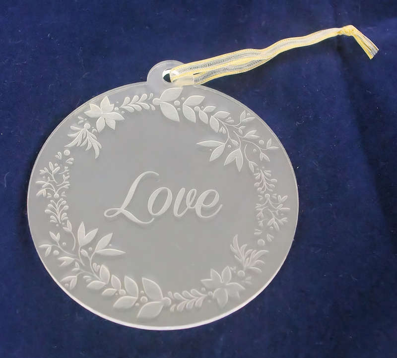 Christmas Decoration - Circle With Love