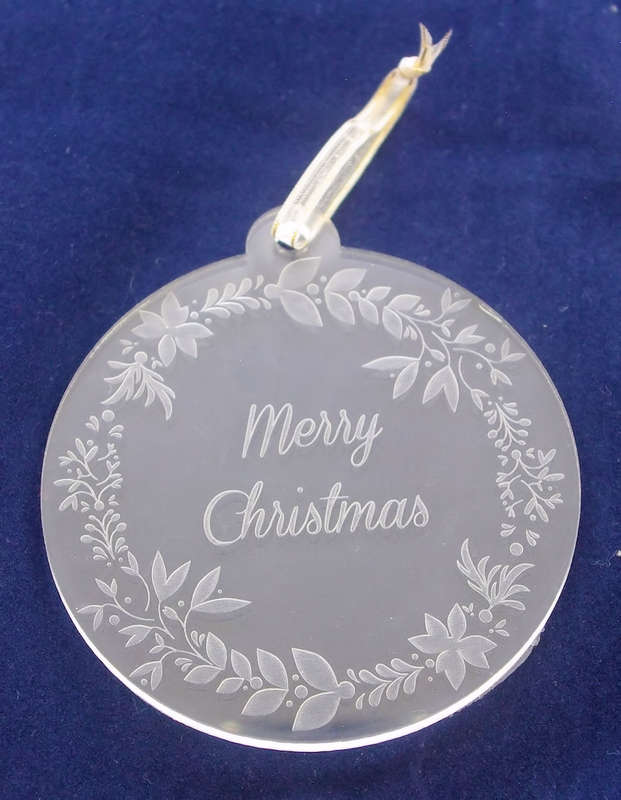Christmas Decoration - Circle With Merry Christmas