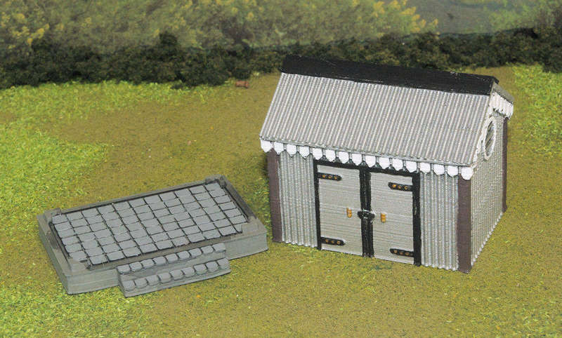 1:35 Scale - Storage Shed - Corrugated Iron