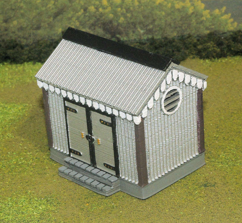 1:35 Scale - Storage Shed - Corrugated Iron