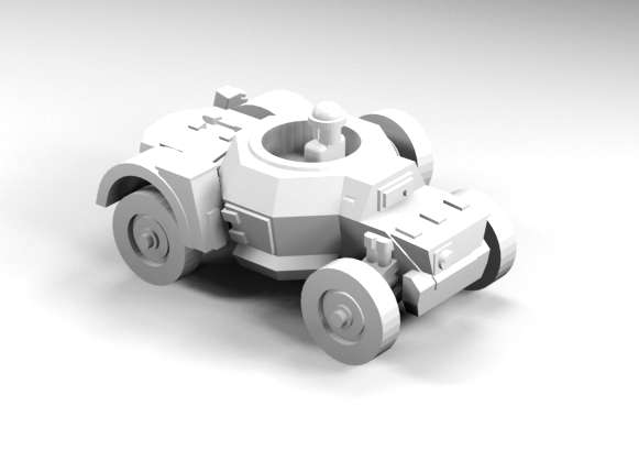 1:200 Scale - Daimler AC - Sawnoff