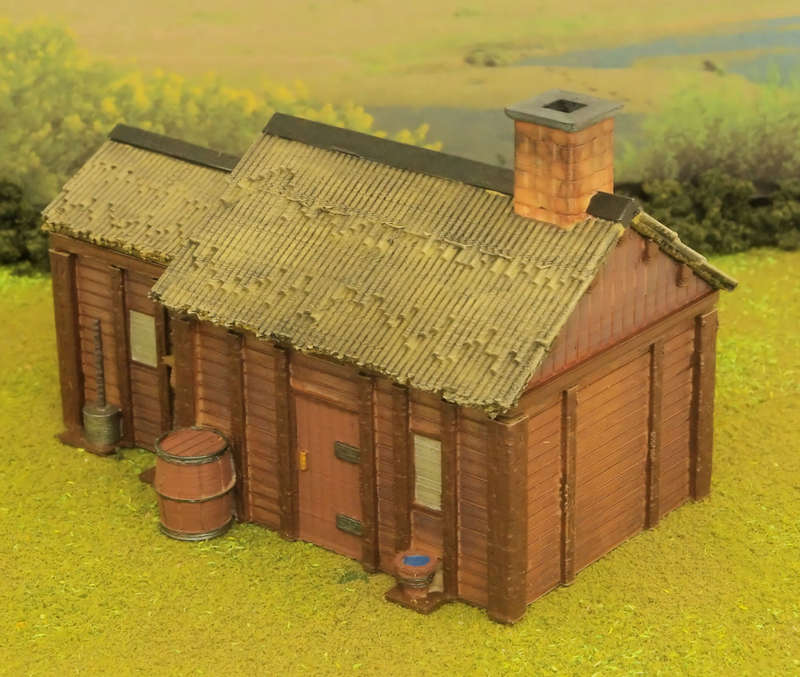 1:72 Scale - Farm House - Kit