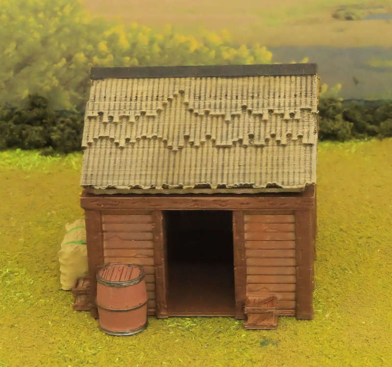 1:72 Scale - Farm Shed - Kit