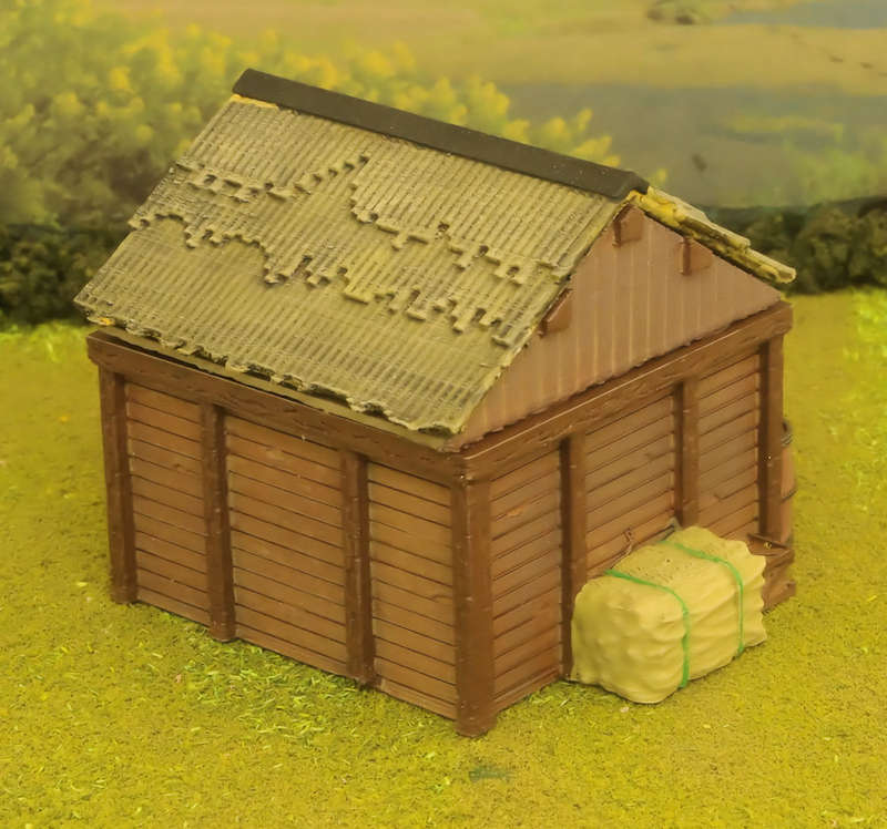 1:72 Scale - Farm Shed - Kit