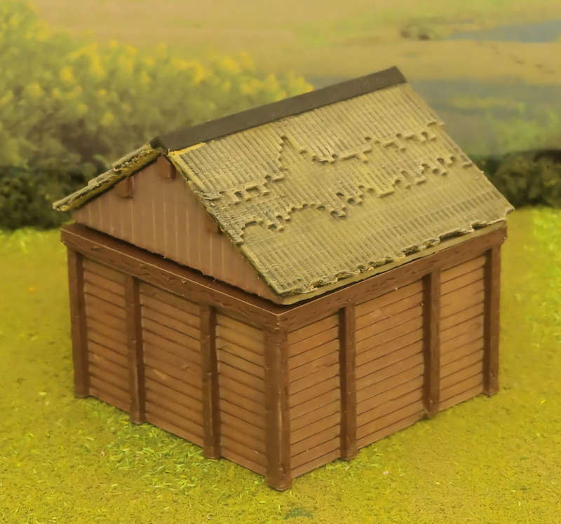 1:72 Scale - Farm Shed - Kit