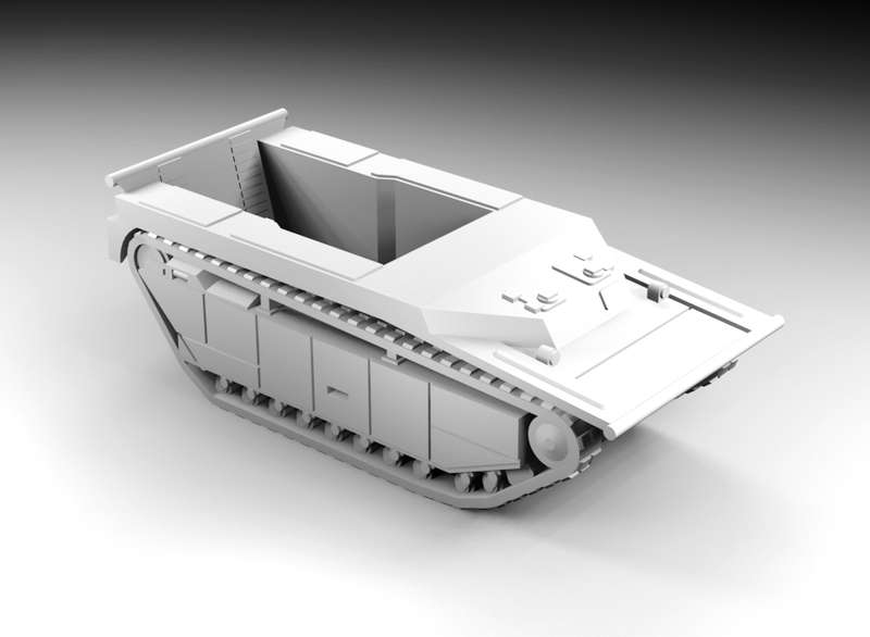 1:160 Scale - LVT-4 - Unarmed