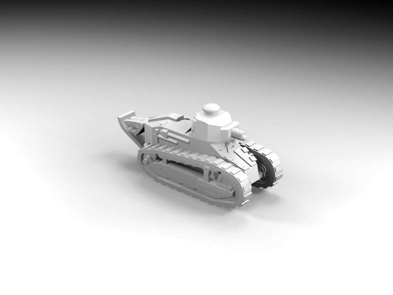 1:72 Scale - M1917 - 6T - 37mm