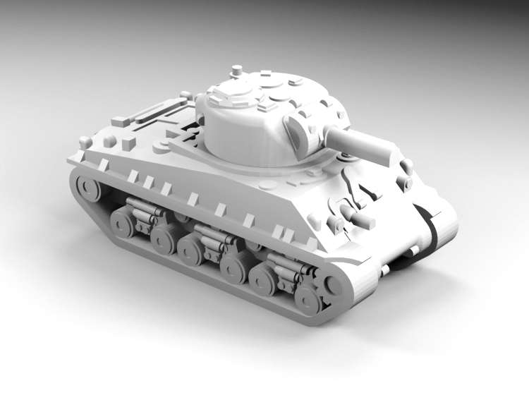 1:160 Scale - M4A3 HSVSS - With M4A3 105mm Late Turret