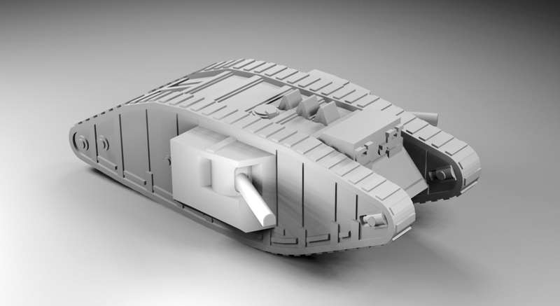 1:100 Scale - Mark I Male - Late