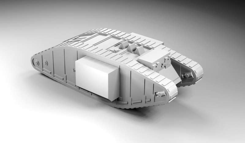 1:72 Scale - Mark I Supply Tank