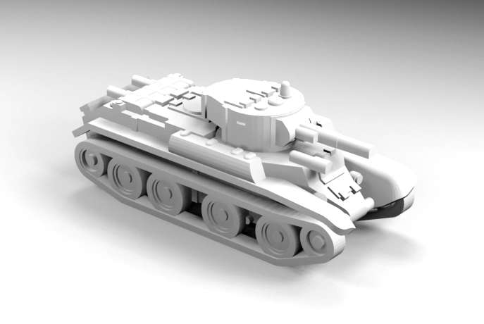 1:200 Scale - OT-7 - With BT7 1936 Turret