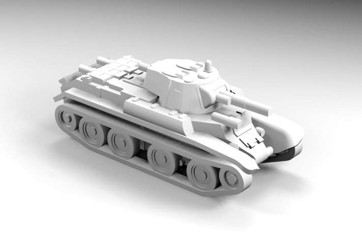 1:200 Scale - OT-7 - With BT7 1937 Turret