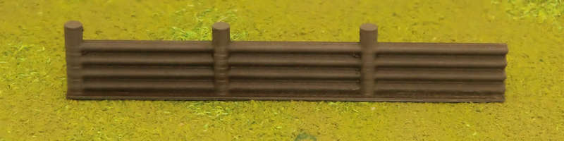 1:87 Scale - Palisade Straight (4 Pack)