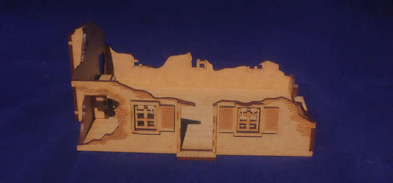 Laser Cut - 1/56 (28mm) Scale - Ruin 1