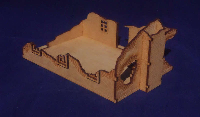 Laser Cut - 1/56 (28mm) Scale - Ruin 1