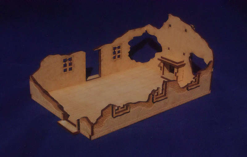 Laser Cut - 1/56 (28mm) Scale - Ruin 1