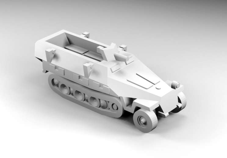 1:160 Scale - SDKFZ 251 - D7