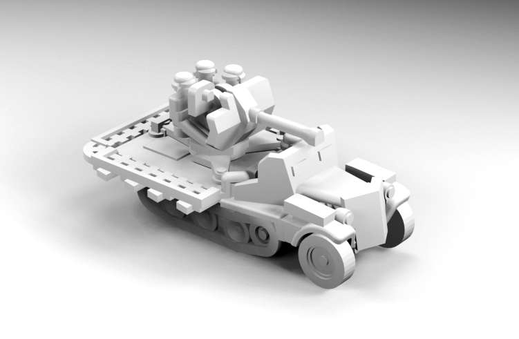 1:200 Scale - SDKFZ 10-4 - Armour