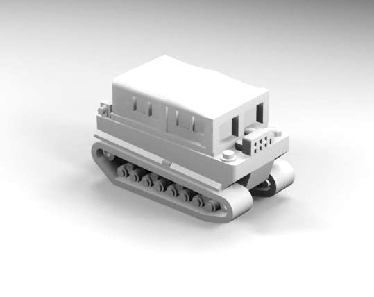 1:144 Scale - Weasel M29 - Closed