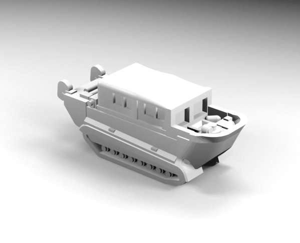1:144 Scale - Weasel M29c - Closed