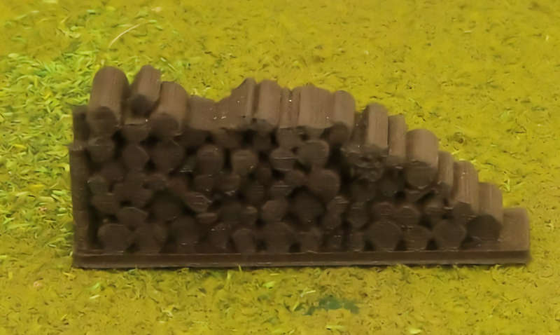 1:72 Scale - Wood Pile (5 Pack)