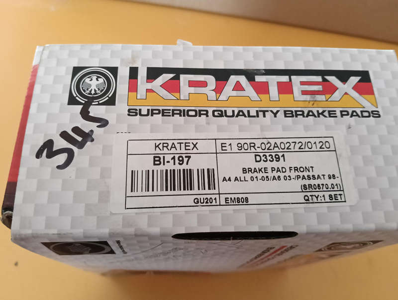 KRATEX BRAKE PADS