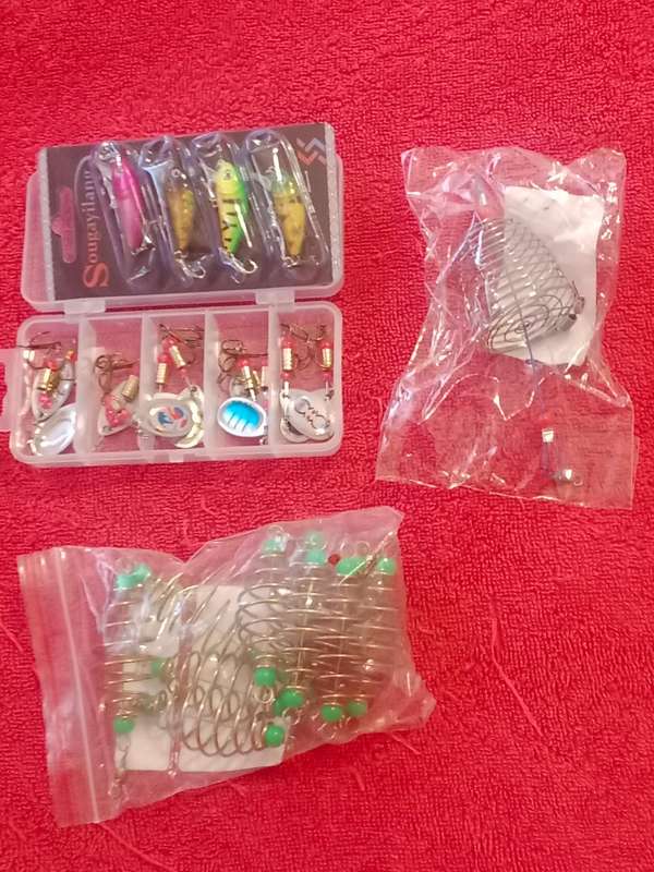 Lots of fishing equipment