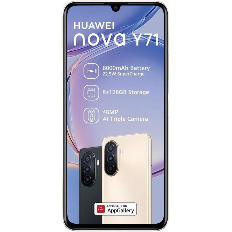 HUAWEI nova Y71 Black 128G 4G DS