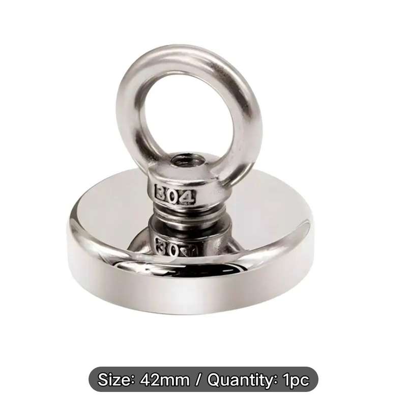 Fishing magnet only , up to  50 kg pulling force  42 mm wide