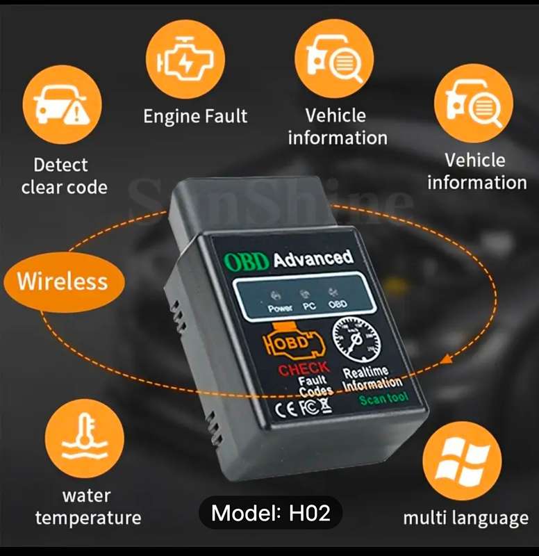 Wireless OBD2 scanner