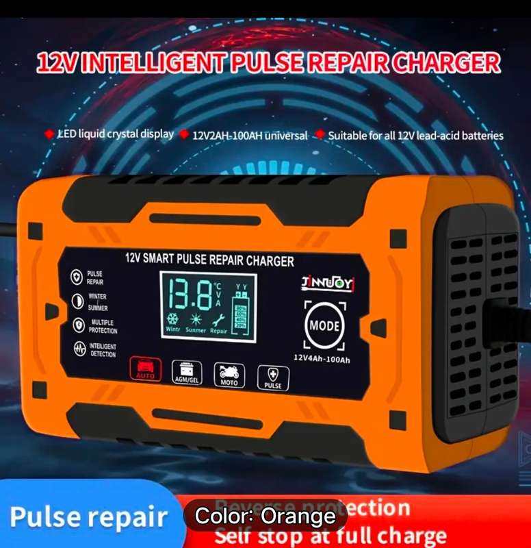 Vesper 12v 6 amp full automatic battery charger  , smart and fast