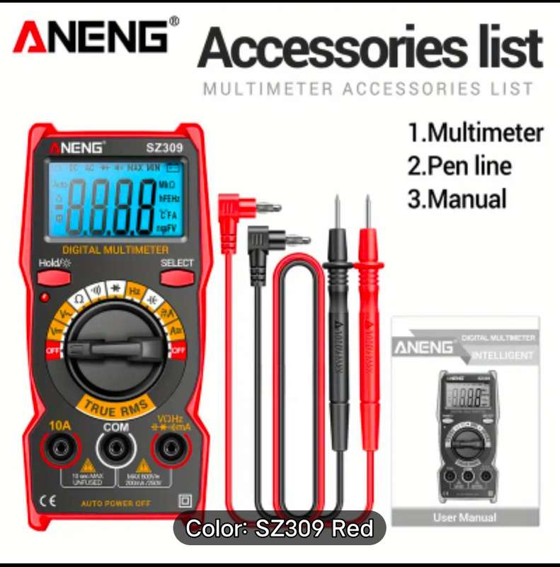 ANENG - High precision digital multimeter , multi function AC / DC