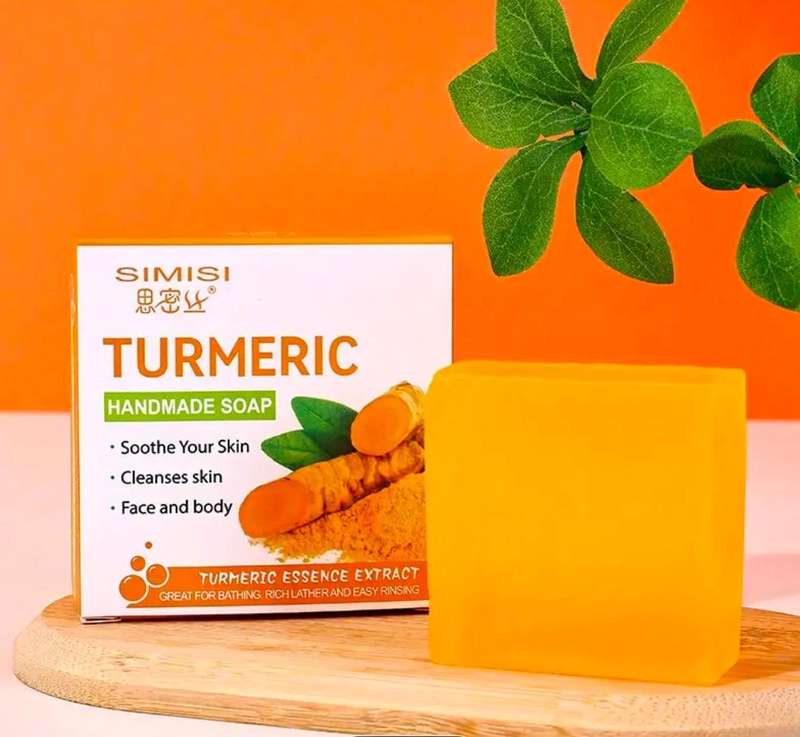 Tumeric hand made soap with ginger essential oils