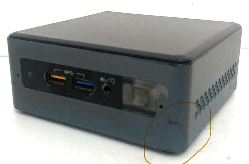 Intel NUC7CJYH Intel Celeron J4005 8GB 128GB SSD Mini PC Black