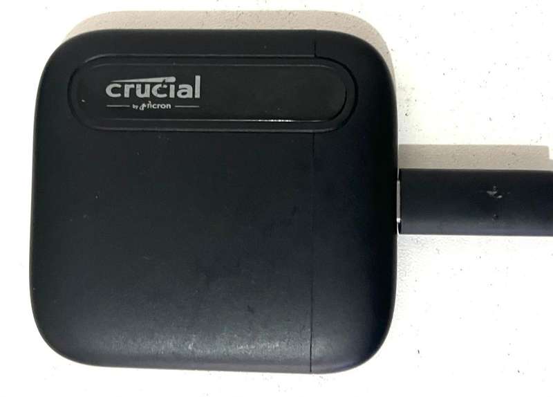 Crucial X6 4TB Portable SSD - 100% Health - Excellent Condition