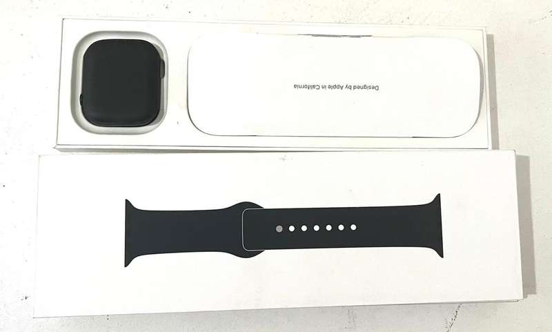 APPLE WATCH A2984 SERIES 9 45mm MRMD3QR/A- MIDNIGHT AI MIDNIGHT SB M/L CEL
