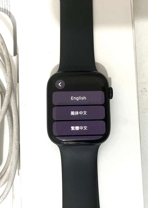 APPLE WATCH A2984 SERIES 9 45mm MRMD3QR/A- MIDNIGHT AI MIDNIGHT SB M/L CEL