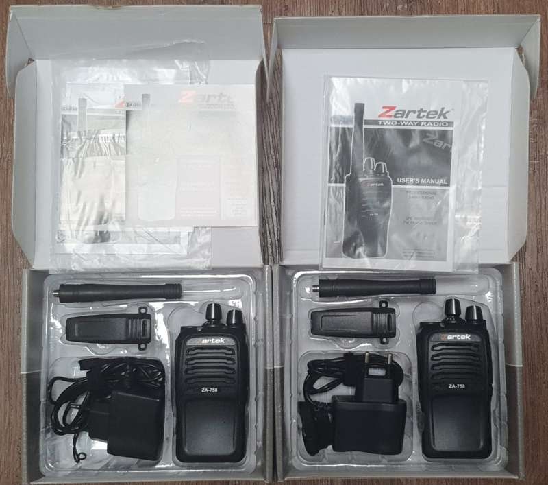 Zartek 758 Two -Way Pair x Radio Set - Excellent Condition